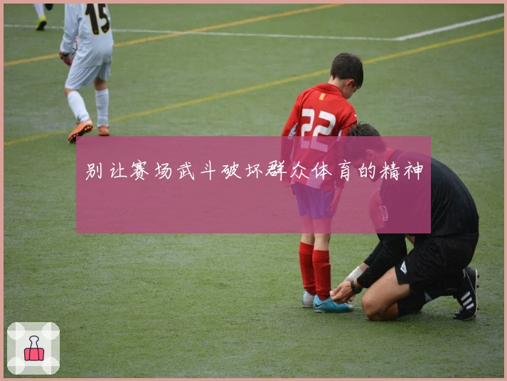 别让赛场武斗破坏群众体育的精神